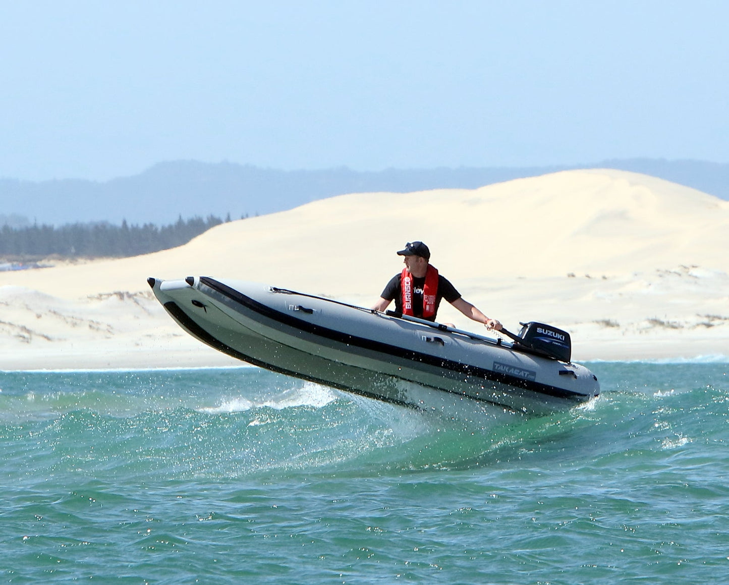Takacat LX lite Inflatable catamaran boat fishing dinghy tender ultralight