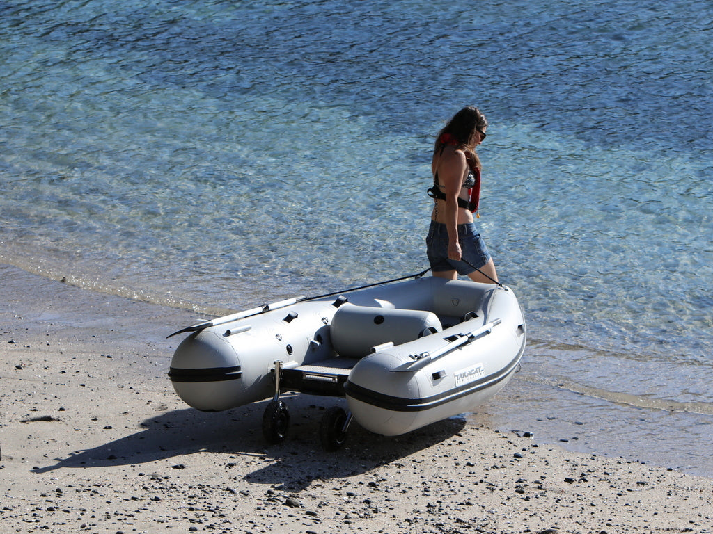 Takacat Sport Inflatable catamaran boat fishing dinghy tender ultralight