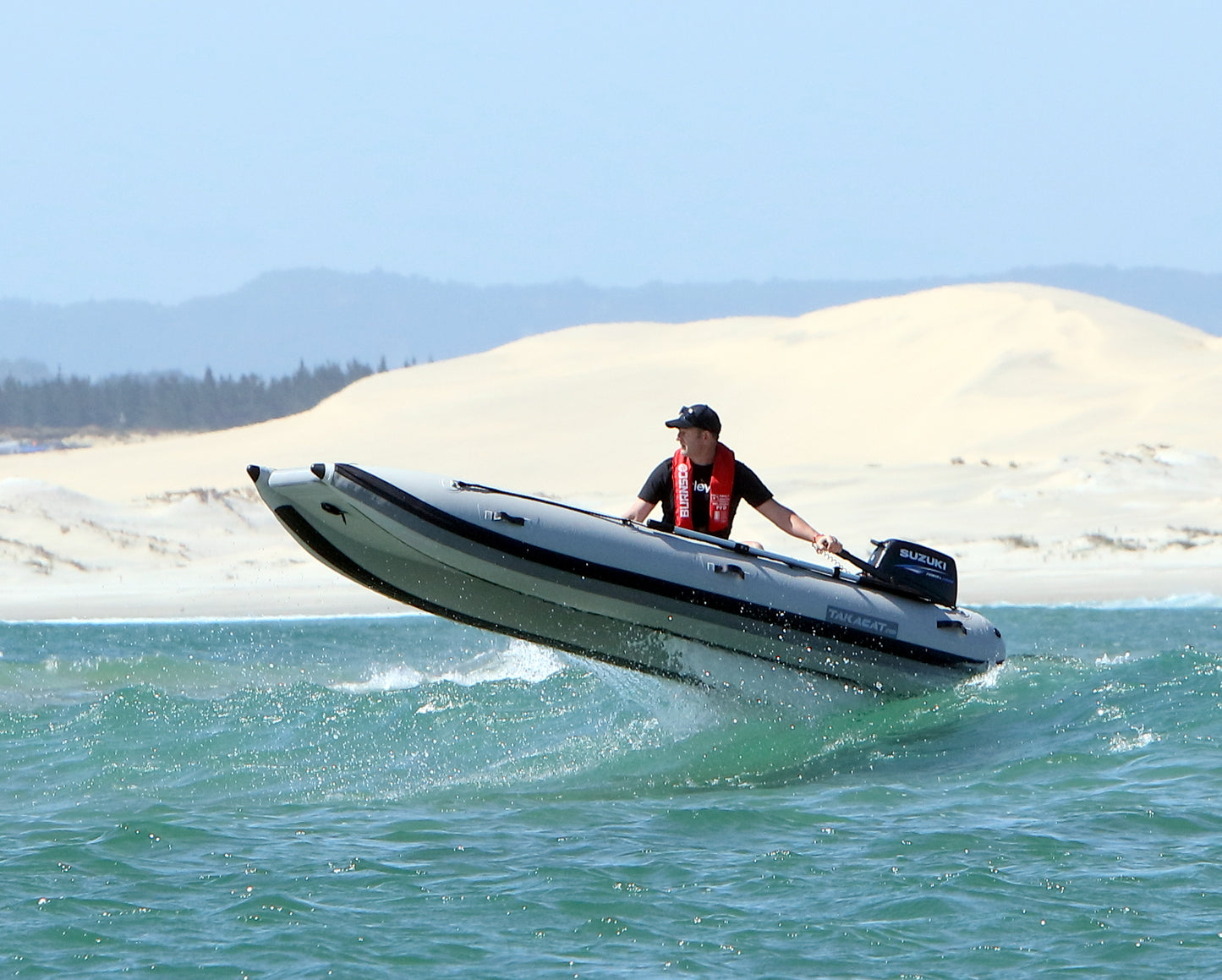 Takacat LX lite Inflatable catamaran boat fishing dinghy tender ultralight